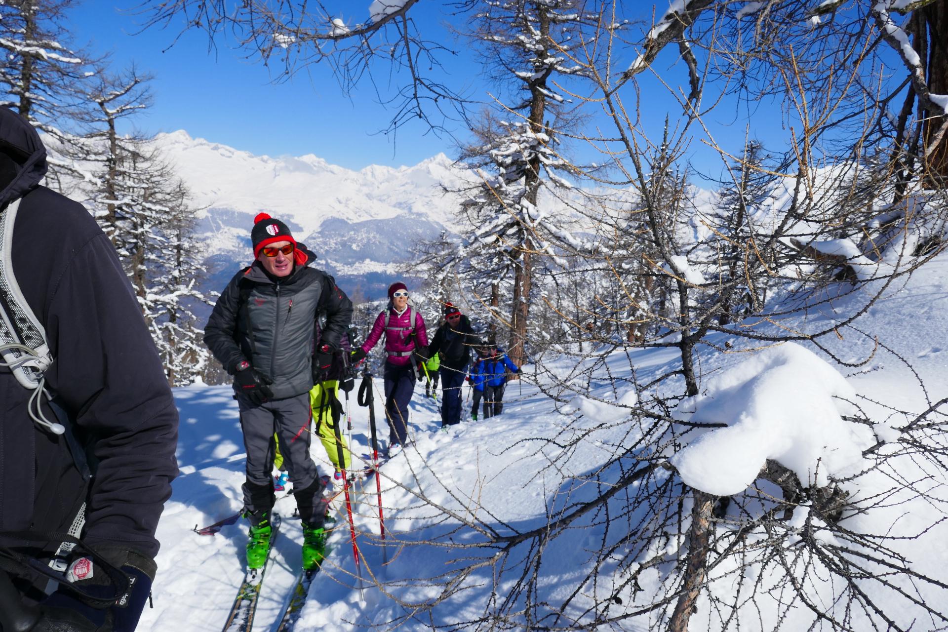 Beaucoup de neige de ce côté-ci du Simplon.