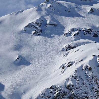 bien skié, le col des Ignes