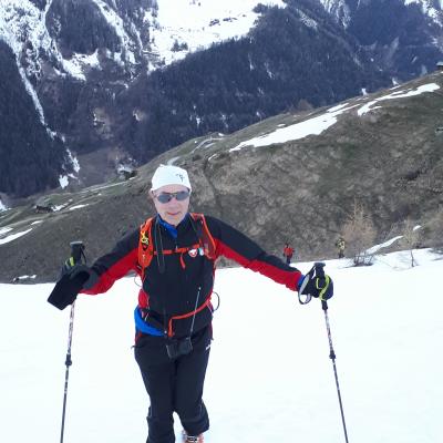 Départ Dru en haut