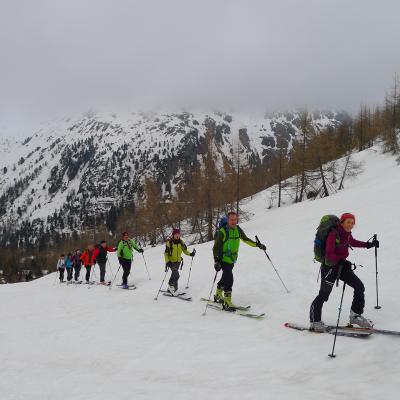 encore l'hiver, au départ.
