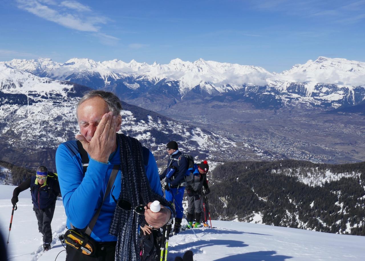 je veux rester en Valais, il fait si beau...