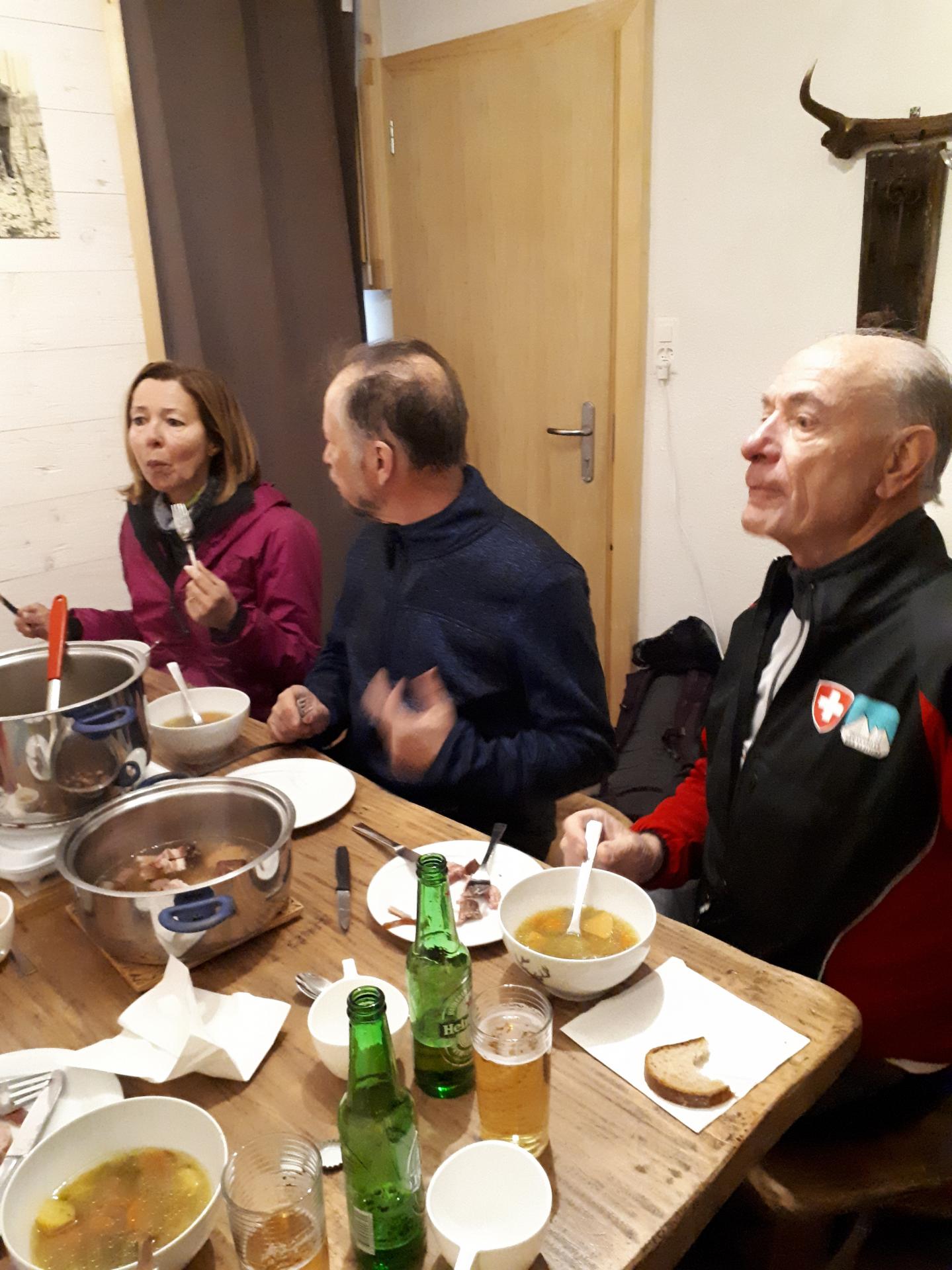 La soupe à Luc,  (ingrédients anniviards), préparée selon la recette se sa maman.