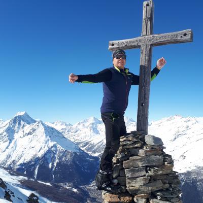 Vue sur le parcours de la PDG......